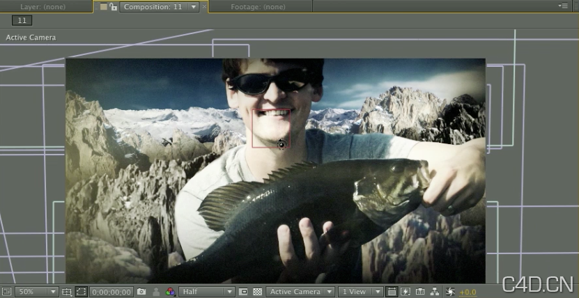 c4d和ae综合摄像机跟踪教程：Camera Tracker Dominos