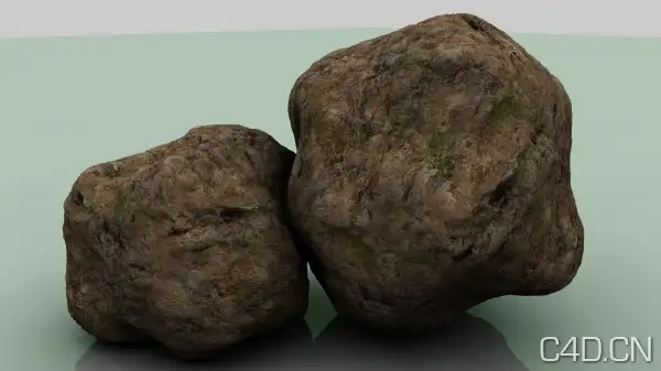 岩石模型 材质 RockGen cob模型 - C4D之家 - RockGen.jpeg