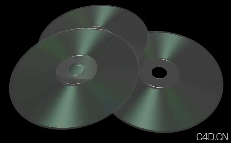 光盘模型 光盘材质 Disc model disc material