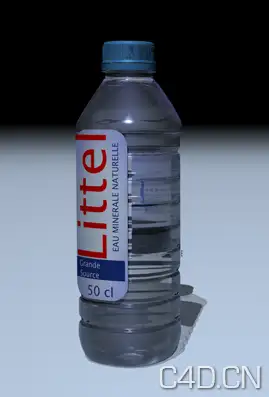 矿泉水瓶3D模型 Mineral water bottles