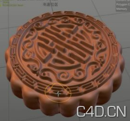 Cinema 4D R14中文教程：雕刻一个月饼 - C4D之家 - Snip20121005_6.png