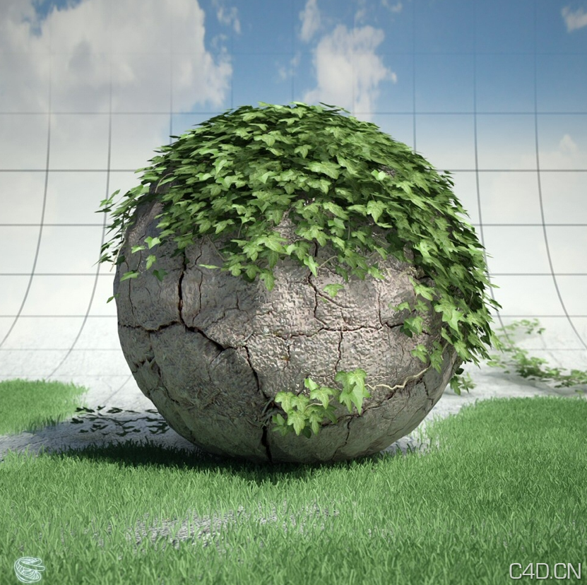 C4D Tutorial - Ivy 藤蔓字插件及教程