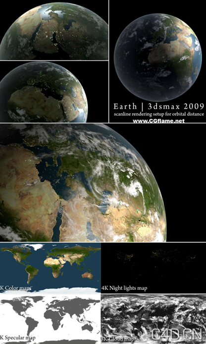 地球3D MAX模型：Dunya Earth Max2009 scanline - C4D之家 - Snip20121007_4.png