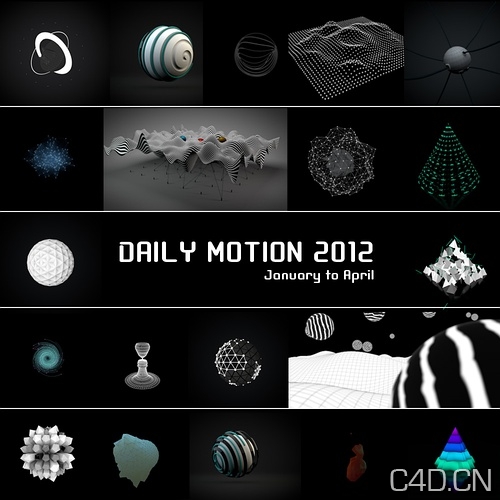 C4D作品欣赏：Daily motion reel - C4D之家 - 29366805-1.jpeg