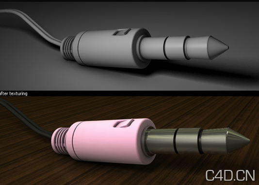 C4D视频教程：制作一个插头 Full Guide