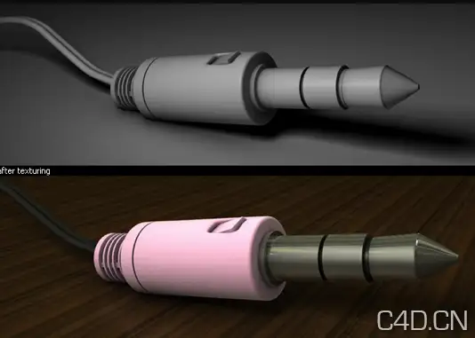 C4D视频教程：制作一个插头 Full Guide