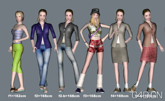 3D人物模型集 Character models - C4D之家 - Snip20121007_2.png