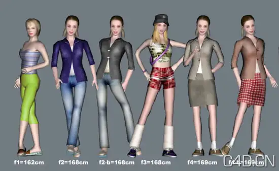 3D人物模型集 Character models - C4D之家 - Snip20121007_2.png