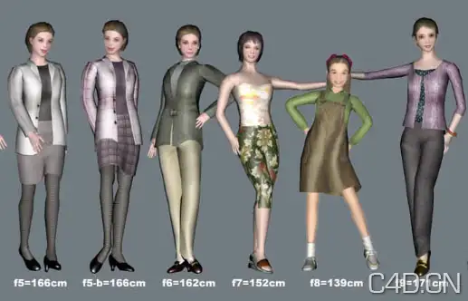 3D人物模型集 Character models - C4D之家 - Snip20121007_3.png