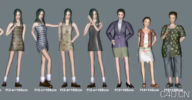 3D人物模型集 Character models - C4D之家 - Snip20121007_5.png