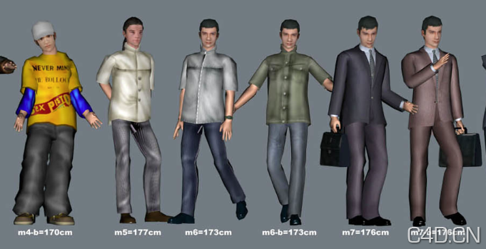 3D人物模型集 Character models - C4D之家 - Snip20121007_7.png