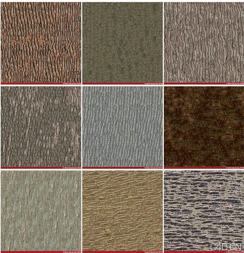 原创树皮纹理无缝贴图-Original_Barky_Textures(3)