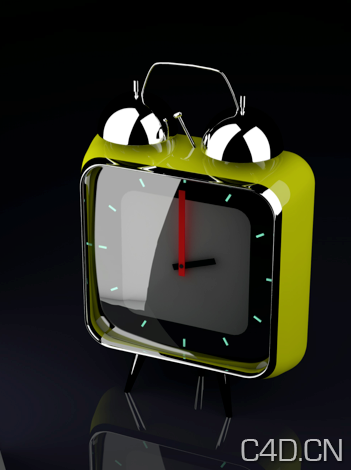C4D精致时尚闹钟 Alarm Clock - C4D之家 - Snip20121020_2.png