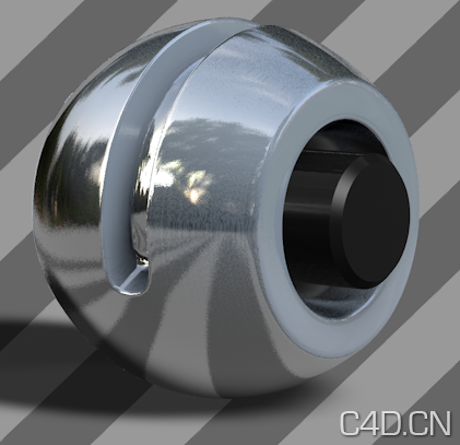 C4D噪点金属材质（钢铁材质）