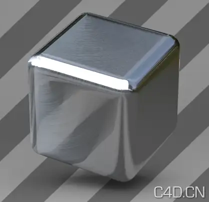 C4D高亮拉丝金属 Brushed metal