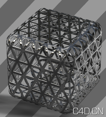 C4D三角金属网格材质 Triangular grid - C4D之家 - Snip20121023_18.png