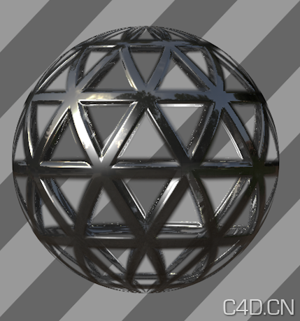 C4D三角金属网格材质 Triangular grid - C4D之家 - Snip20121023_19.png