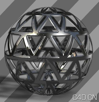 C4D三角金属网格材质 Triangular grid 0002 - C4D之家 - Snip20121023_21.png