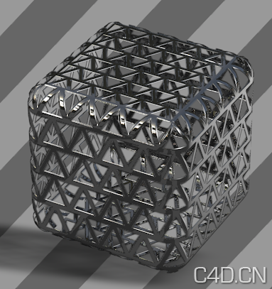 C4D三角金属网格材质 Triangular grid 0002 - C4D之家 - Snip20121023_20.png