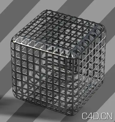 C4D方形金属网格材质 Square grids 0006 - C4D之家 - Snip20121023_22.png