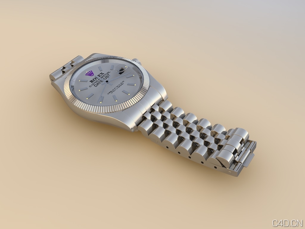 C4D手表模型：劳力士 Rolex