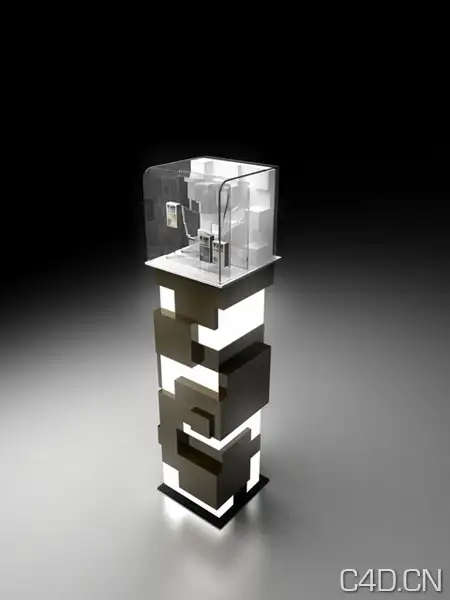 手机展品展柜造型设计 The phone exhibits showcase modeling - C4D之家 - 4c20208d304403fdc82b2306b53ba93f.jpeg