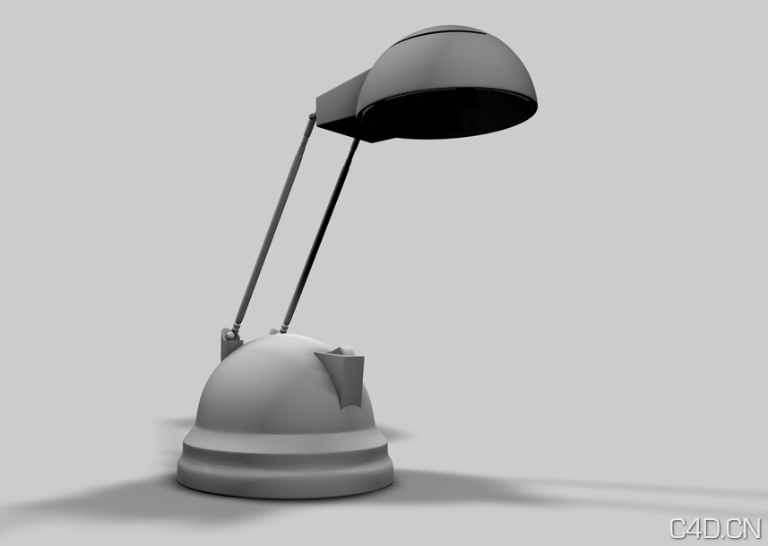 C4D台灯模型 Table lamp - C4D之家 - Snip20121114_16.png