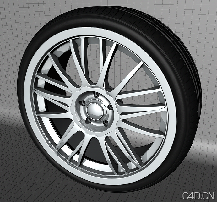 C4D轮胎 Car tires - C4D之家 - Snip20121116_4.png