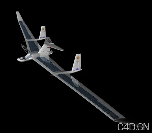 C4D长飞机 Aircraft - C4D之家 - Snip20121116_6.png