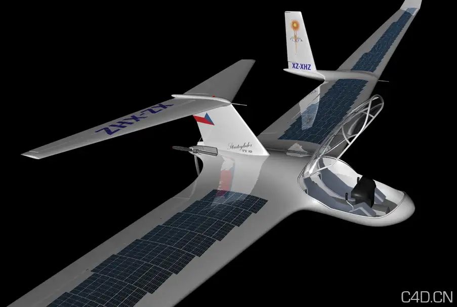 C4D长飞机 Aircraft - C4D之家 - Snip20121116_7.png