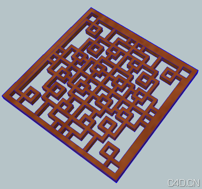 SU模型：中式窗格6 Pane - C4D之家 - Snip20121122_1.png