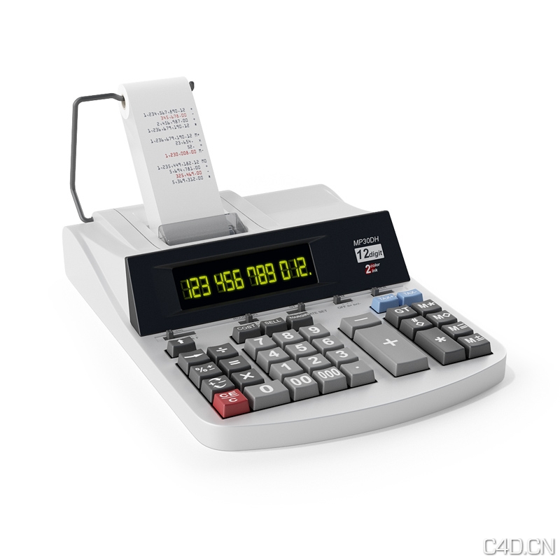 计算器，条码机 - C4D之家 - 10.jpg