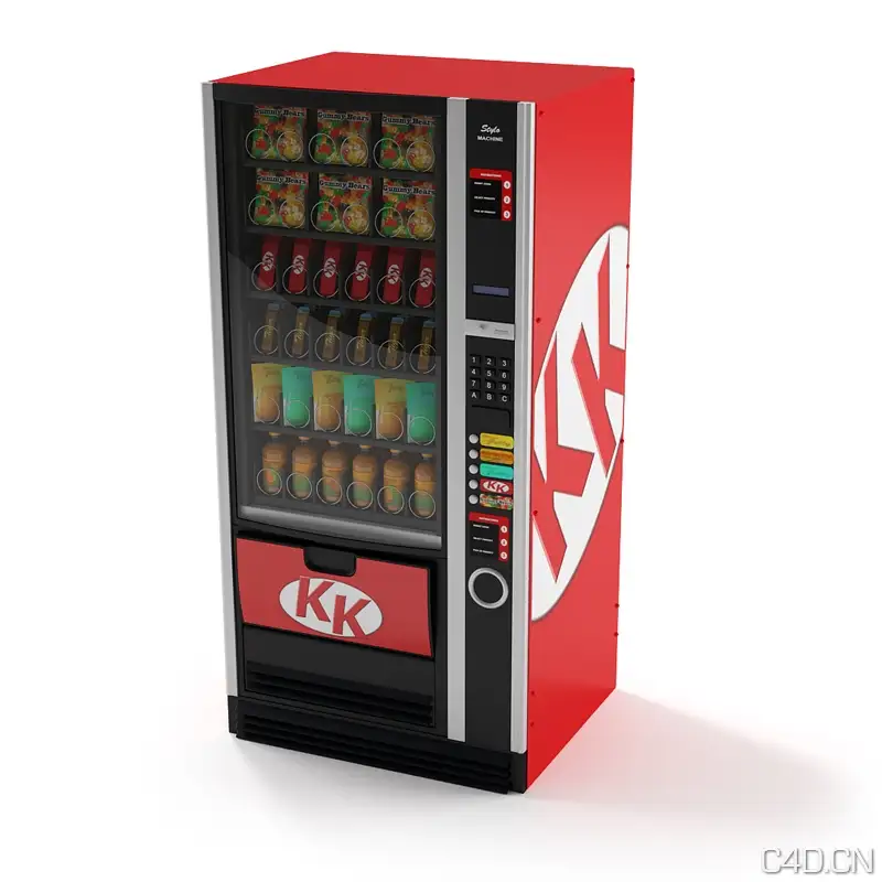 自动饮料售货机3d模型下载 - C4D之家 - 12.jpg