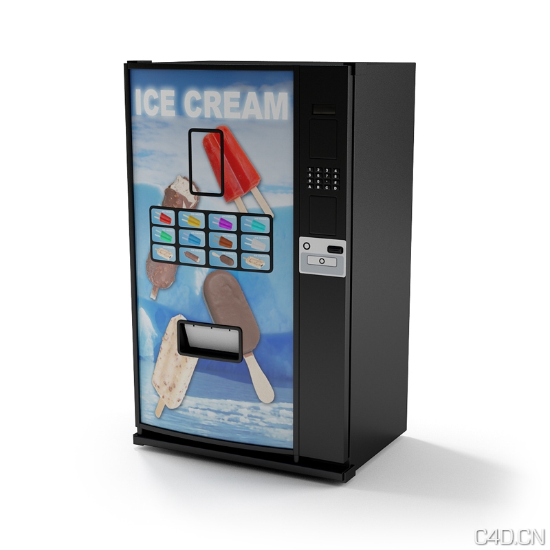 冰淇淋自动售货机3d模型下载 - C4D之家 - 18.jpg