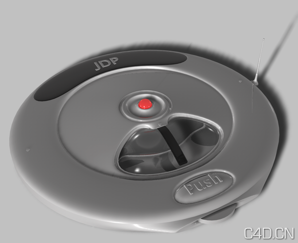 CD机C4D模型：CD player