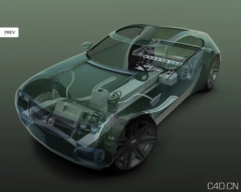 汽车渲染作品(C4D) - C4D之家 - Snip20121128_18.png