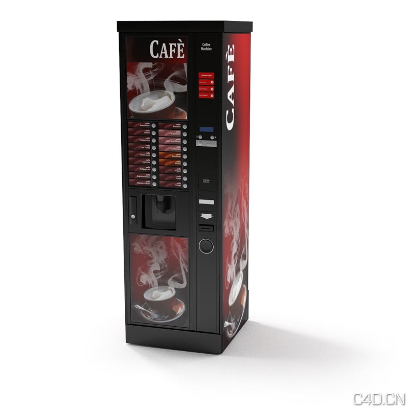 自动咖啡售货机3d模型下载 - C4D之家 - 24.jpg