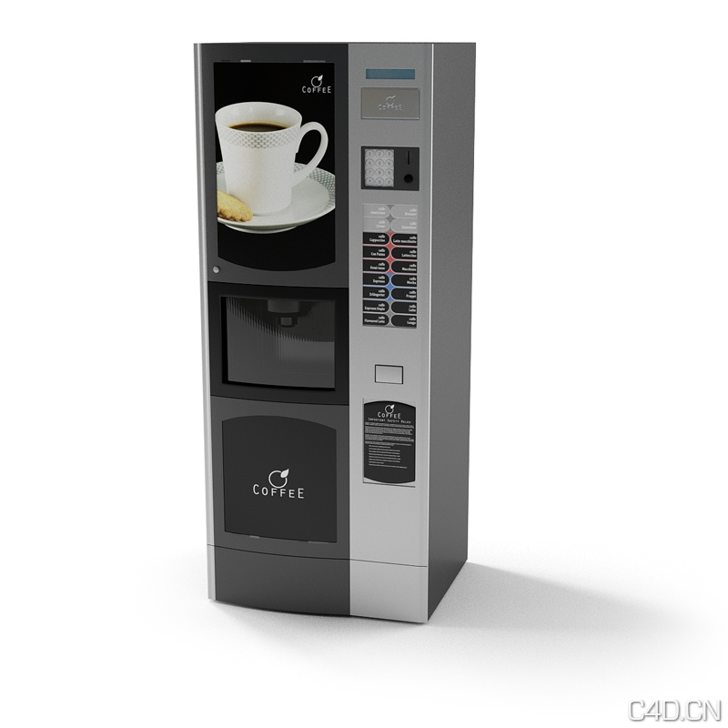 自动咖啡售货机3d模型下载 - C4D之家 - 25.jpg
