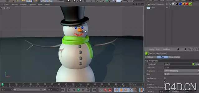 C4D雪人插件：MagicSnowMan - C4D之家 - Snip20121225_5.png