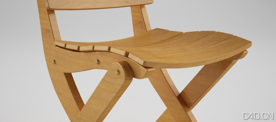 C4D木椅模型 Chari model - C4D之家 - chair01_0006.jpeg