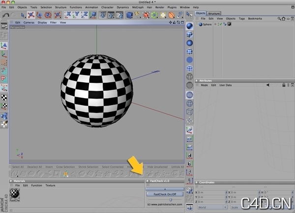 C4D棋盘格插件：FastCheck for Cinema 4D - C4D之家 - 1c4cb0bcac3eaf1efdc253615bb820e8.jpg