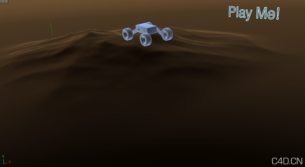 C4D力学体表达式：Armsuspension