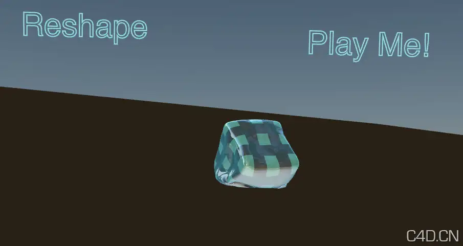 C4D预设：Softbody ShapeMe