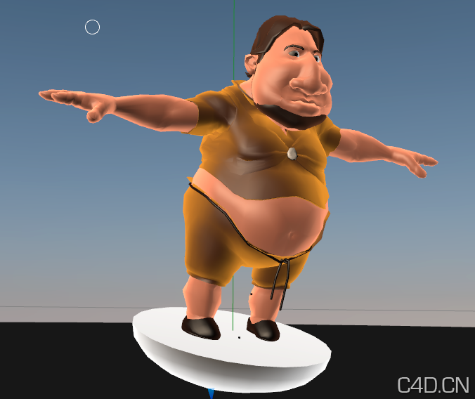 C4D预设：不倒翁 Uneven Mass