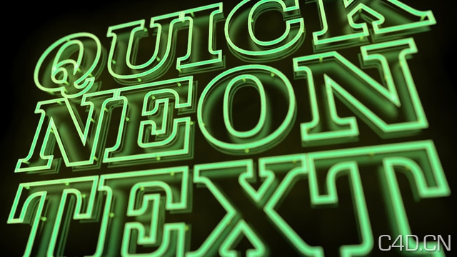 霓虹灯效果文字 - C4D之家 - NeonText_gstankowski.jpg