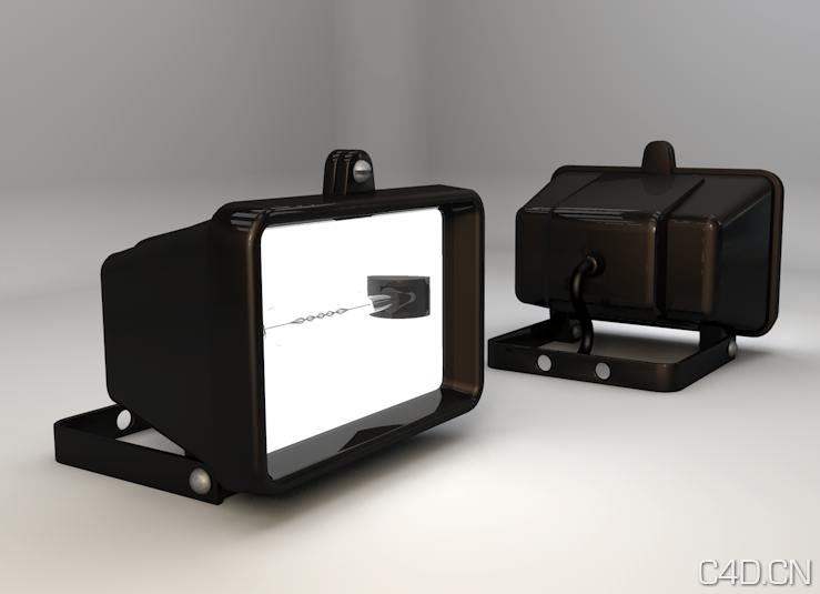 射灯模型 投射灯3D模型 Spotlight