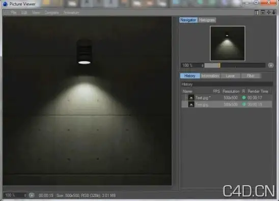 [C4D插件]C4D Vray IES灯光教程及ies灯光预设收集 - C4D之家 - 3_1_d45ce3bc5e74542.jpeg