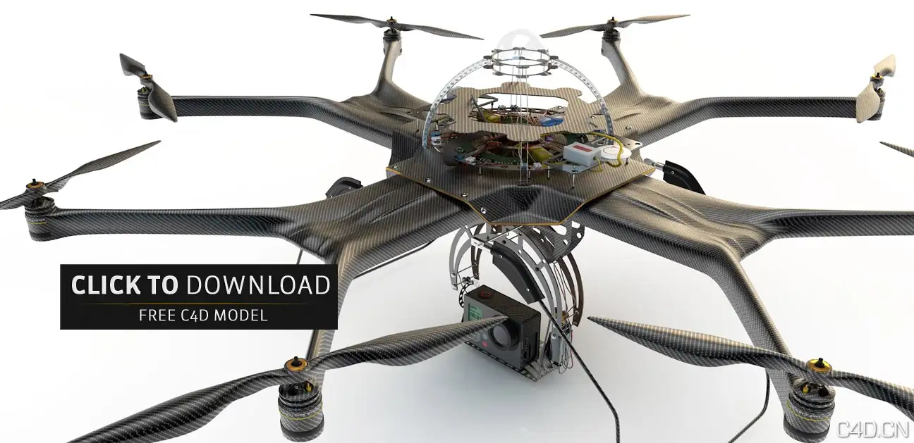 C4D航拍设备模型 Octocopter - C4D之家 - 46287526201305111000201684898718224_000.jpeg