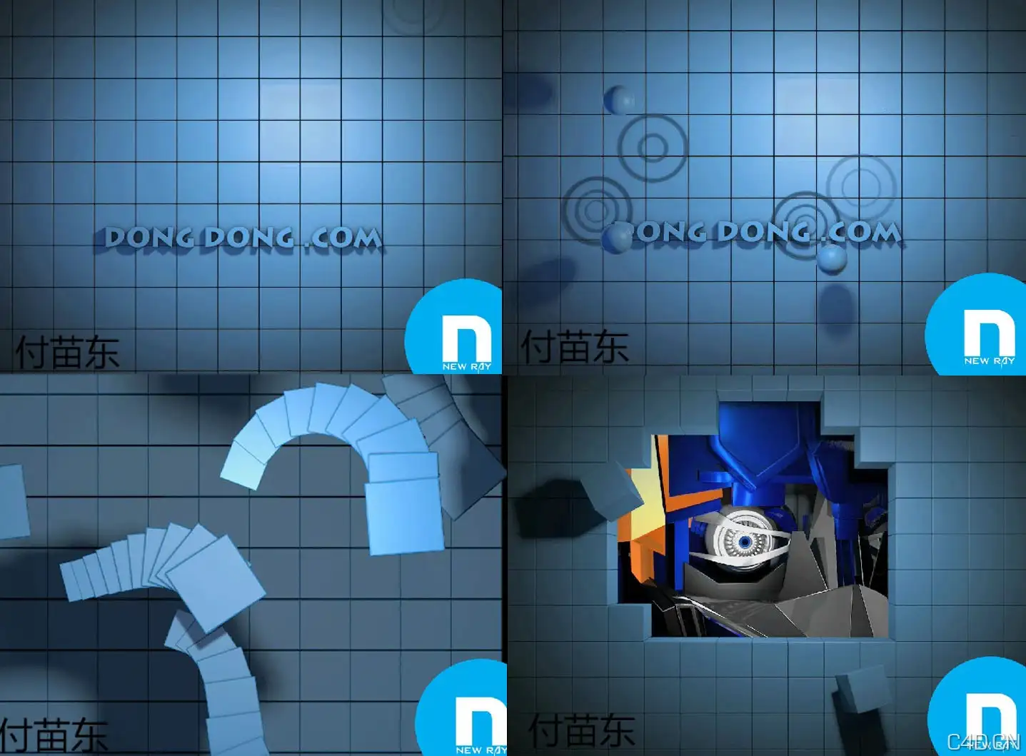 【新线中视】本部学员C4D动画作业一周小练习 系类六