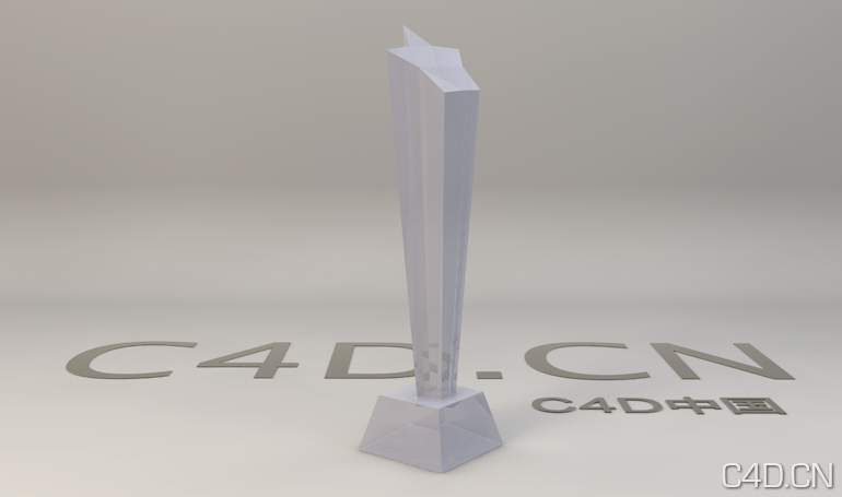 五角星奖杯3D模型 Cup